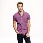 J.Crew Lightweight short-sleeve shirt in overblown gingham