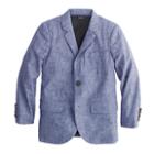 J.Crew Boys' Ludlow suit jacket in chambray