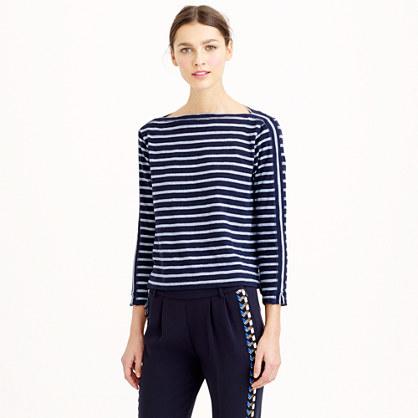 J.Crew Midweight stripe tee