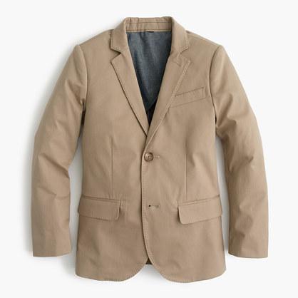 J.Crew Boys' Ludlow suit jacket in Italian stretch chino