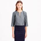 J.Crew Apiece Apart&trade; victory cropped tunic top