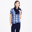 J.Crew Linen T-shirt in faded adire