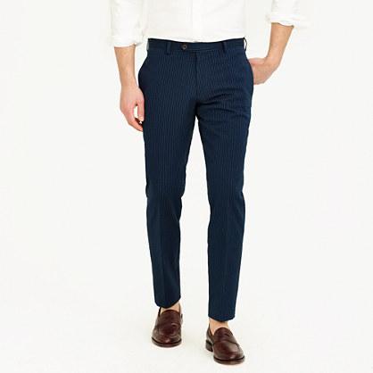 J.Crew Ludlow suit pant in black Japanese seersucker