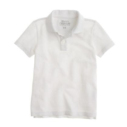 J.Crew Boys' piqu&eacute; polo shirt