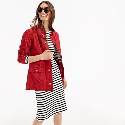 J.Crew Armor-Lux® for J.Crew raincoat with striped lining