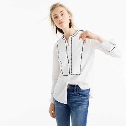 J.Crew Thomas Mason® for J.Crew embroidered button-up