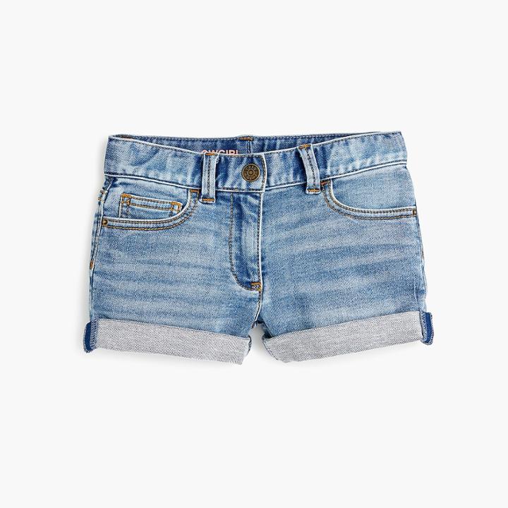 J.Crew Girls' runaround jean short