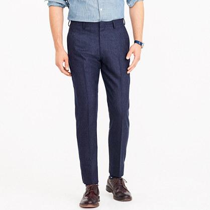 J.Crew Crosby Athletic suit pant in Italian stretch Donegal wool