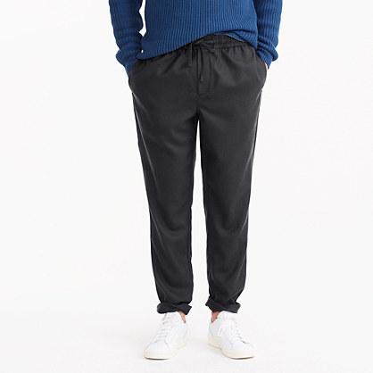 J.Crew Drawstring pant in stretch wool
