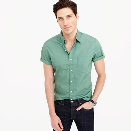 J.Crew Short-sleeve shirt in green