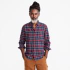 J.Crew Slim brushed heather elbow-patch shirt in plaid