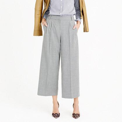 J.Crew Cropped pant in wool flannel