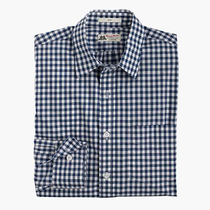 J.Crew Slim washed Thomas Mason® for J.Crew shirt in blue gingham