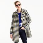 J.Crew Tall double-breasted coat in oxford check