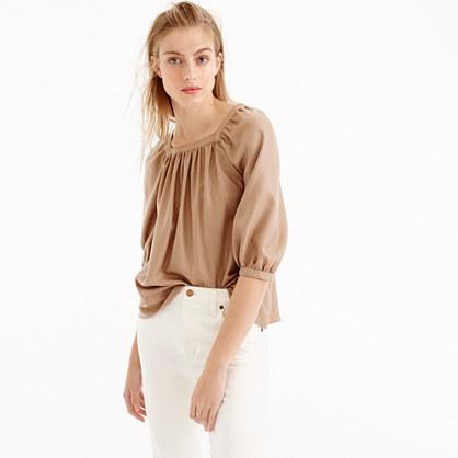 J.Crew Collection Penny top in Italian cashmere