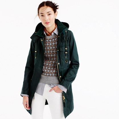 J.Crew Petite long downtown field jacket