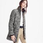 J.Crew Lodge coat in speckled boucle