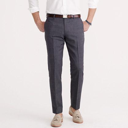 J.Crew Ludlow suit pant in Italian tick-weave wool-cotton