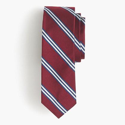J.Crew English silk tie in multistripe