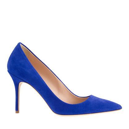 J.Crew Elsie suede pumps