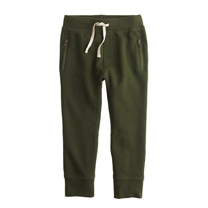 J.Crew Boys' slim slouchy sweatpant with zip pockets