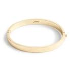J.Crew 14k gold half-round hinged bangle