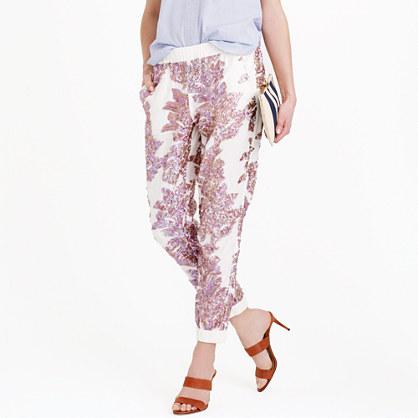 J.Crew Seaside pant in iridescent sequin