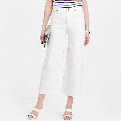 J.Crew Rayner wide-leg jean in white