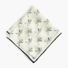 J.Crew Drake's&reg; cotton-silk pocket square in tennis player print