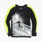 J.Crew Boys' long-sleeve snowboarder T-shirt in slub cotton