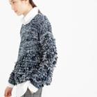 J.Crew Collection space-dyed fringe sweater