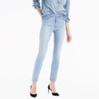 J.Crew 9 high-rise toothpick jean in wilkerson wash