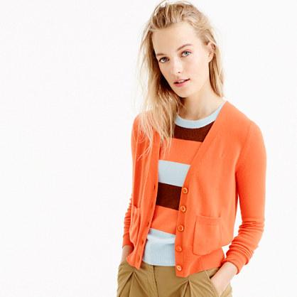J.Crew Italian cashmere V-neck cardigan sweater