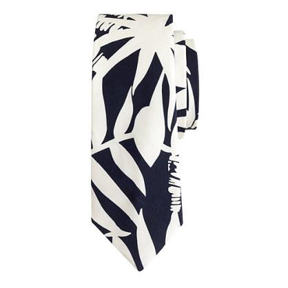 J.Crew Boys' silk tie in palm print