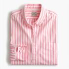 J.Crew Slim stretch Secret Wash shirt in pink stripe