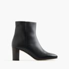 J.Crew Heeled ankle boots in leather