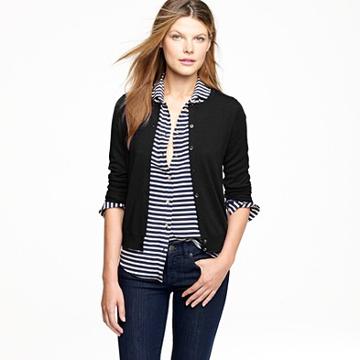 Featherweight cashmere cardigan