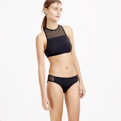 J.Crew Mesh halter bikini top