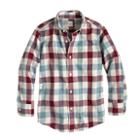 J.Crew Boys' Secret Wash shirt in oversize tattersall