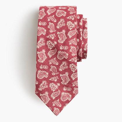 J.Crew Drake's® silk tie in paisley print