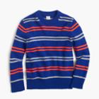 J.Crew Boys' softspun crewneck sweater in stripe