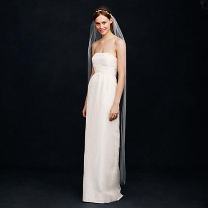 J.Crew Jennifer Behr wreath veil