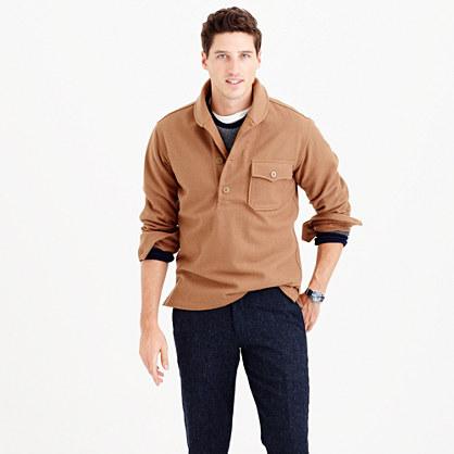 J.Crew Wallace & Barnes shawl-collar popover shirt-jacket