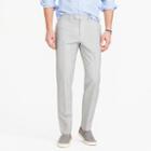 J.Crew Bowery classic pant in fine-striped cotton-linen