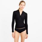 J.Crew Solid long-sleeve rash guard