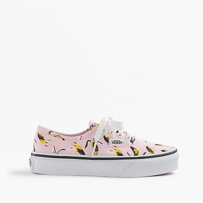 J.Crew Vans® Authentic bananas sneakers in larger sizes