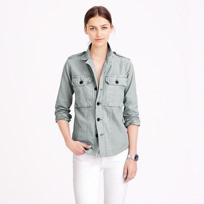 J.Crew Faded shirt jacket