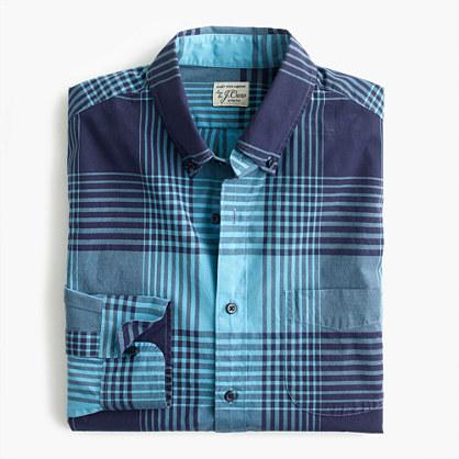 J.Crew Stretch Secret Wash shirt in bold plaid