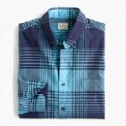 J.Crew Stretch Secret Wash shirt in bold plaid