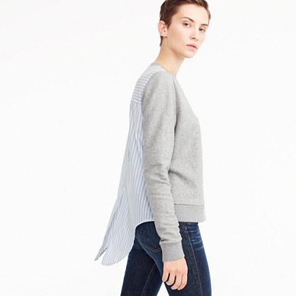 J.Crew Tie-back sweatshirt